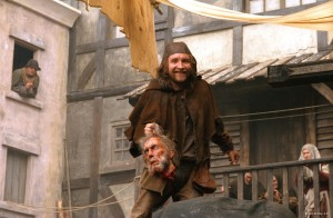 Eddie Marsan as the sleazy, evil Headsman's assistant, Fabio.