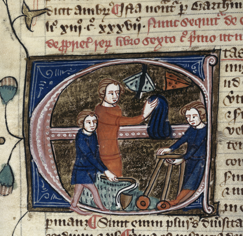 Medieval Children - Omne Bonum - Royal 6 E.VII, f.67v (det). Wiki Commons.