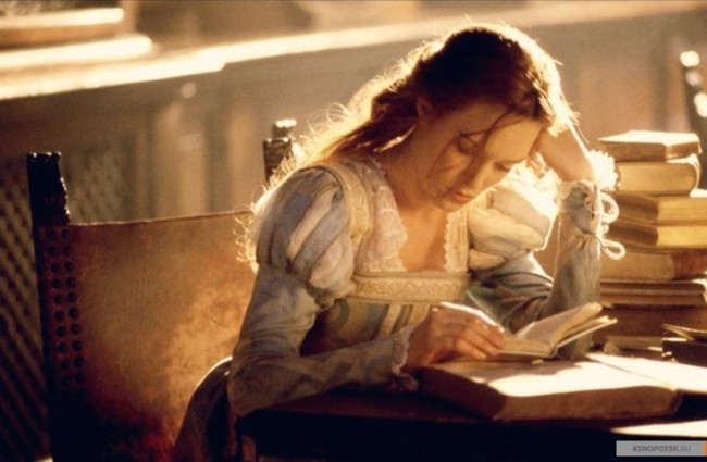 Veronica Franco studying to become a courtesan.