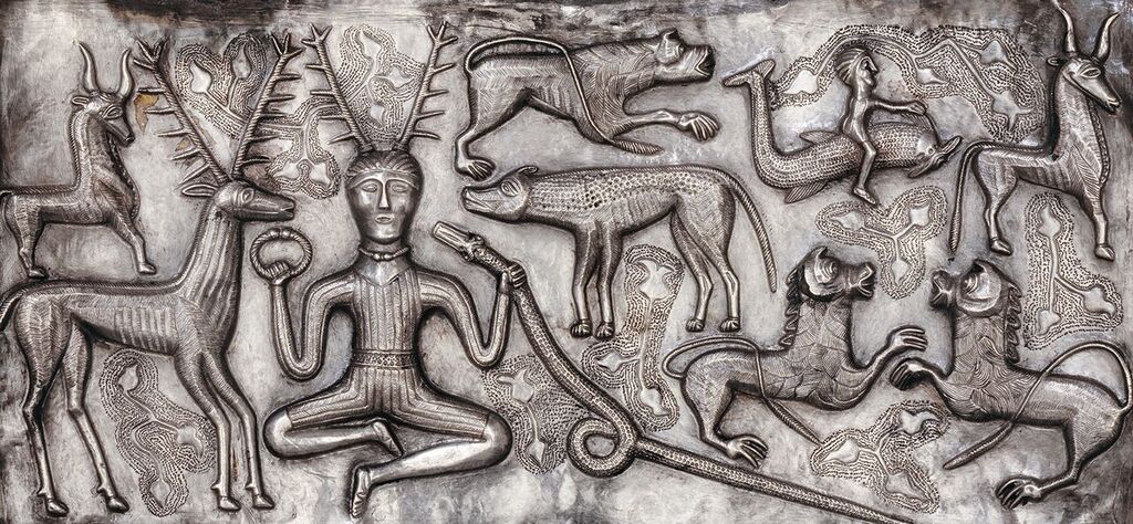Gundestrup Cauldron. Silver. Gundestrup, northern Denmark, 100 BC–AD 1. © The National Museum of Denmark.