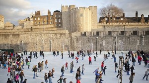 Ice Skating at the Tower of London. Photo by www.visitlondon.com.