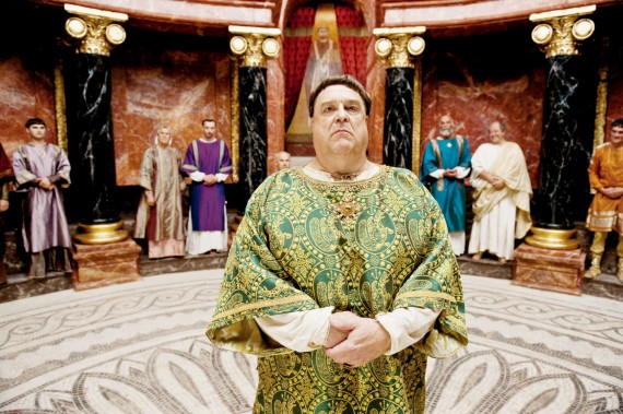 John Goodman as Pope Sergius II in Pope Joan. (www.acesshowbiz.com)