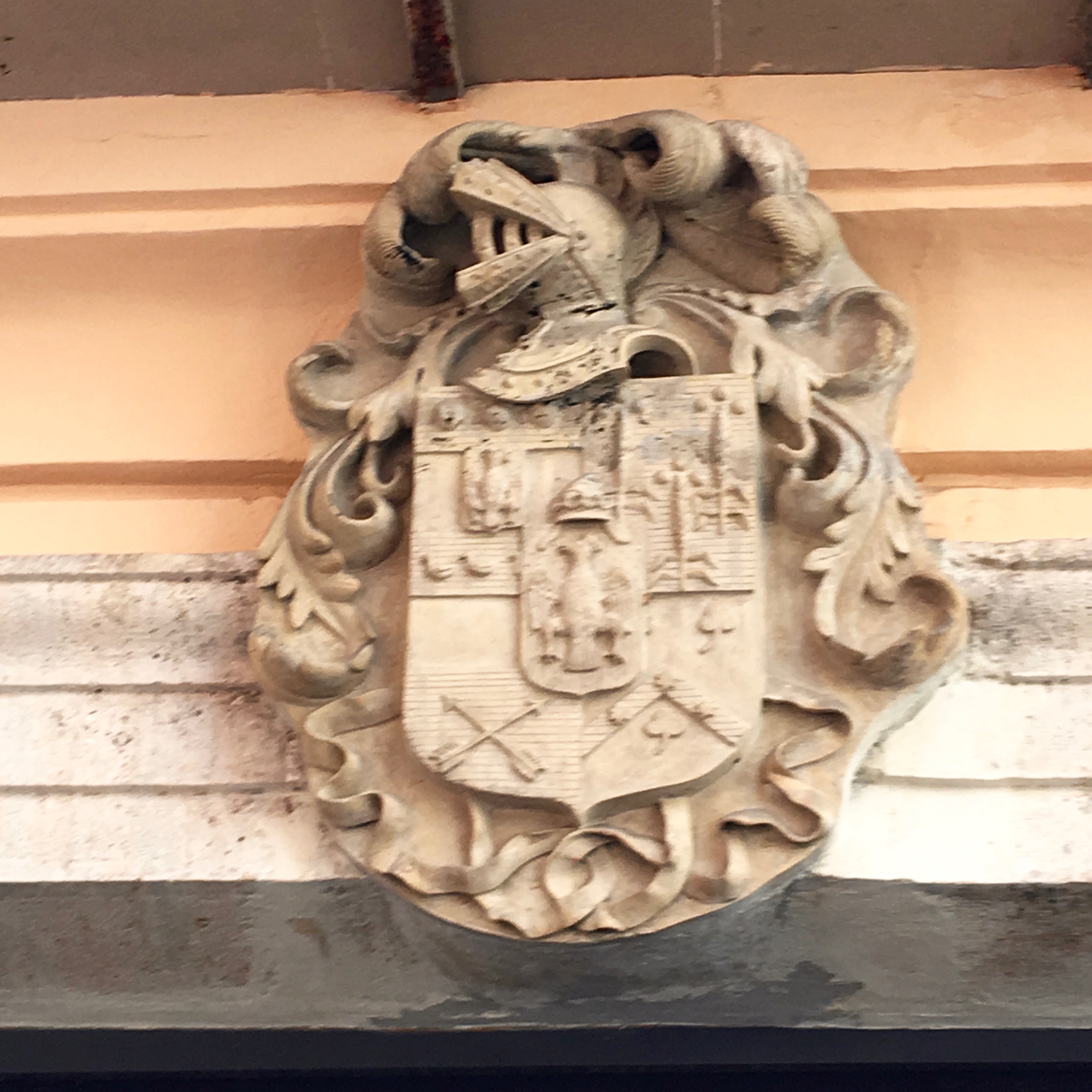 Spanish crest from Valencia. Photo by Medievalists.net