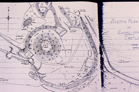 Anglo-Saxon Motte and Bailey map