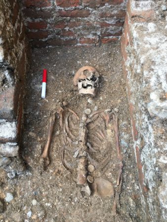 Abbot Wheathampstead Burial Site / Image courtesy of Canterbury Archaeological Trust