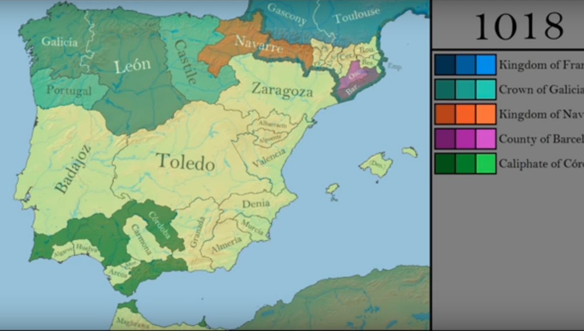 where is the iberian peninsula located on a map