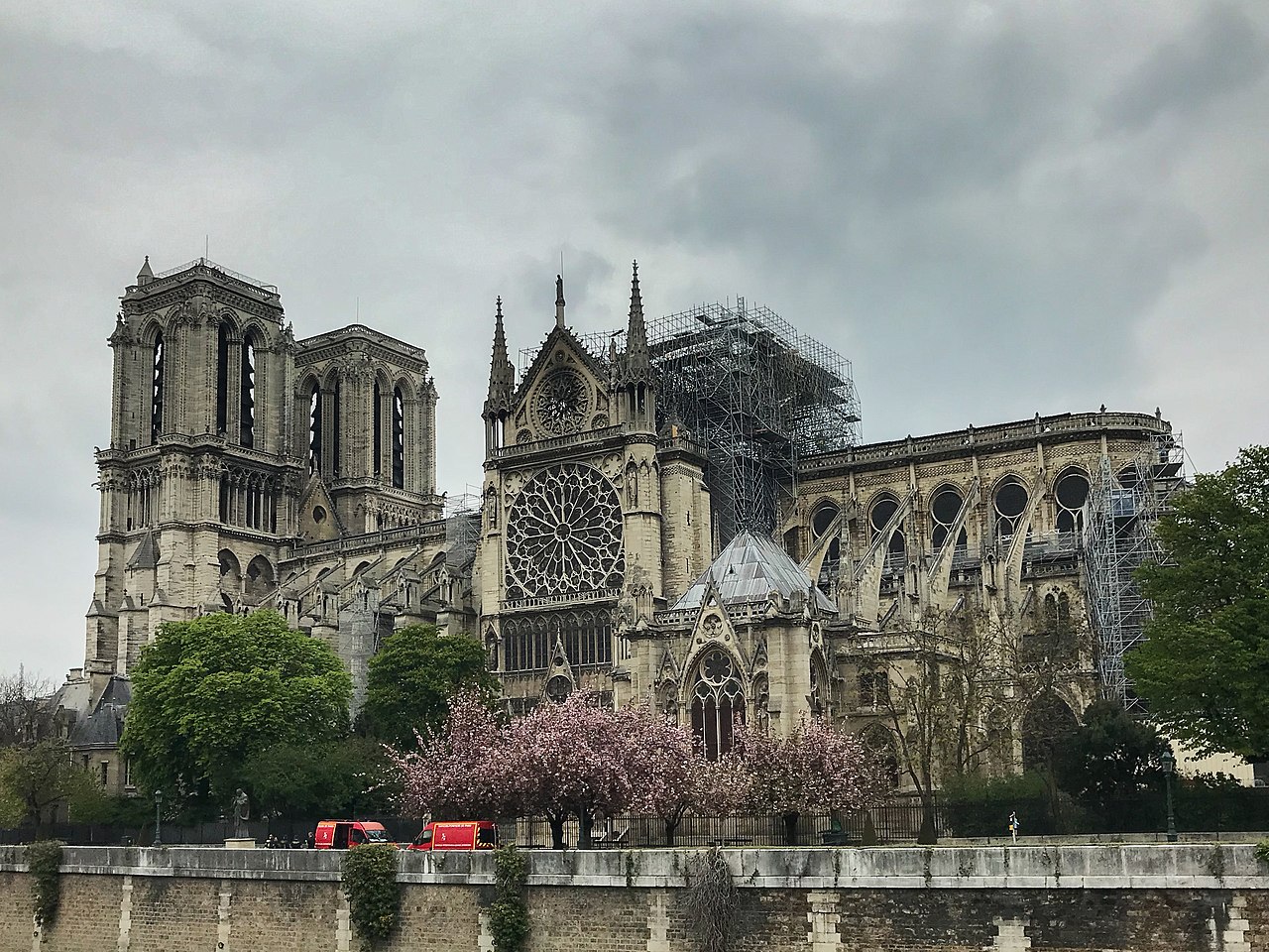 restoration of the notre dame cathedral Dame notre cathedral
restoration fire scaffolding removed step after year devastating
completed major over travel paris tons