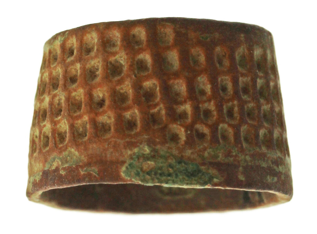 Medieval thimble discovered in England