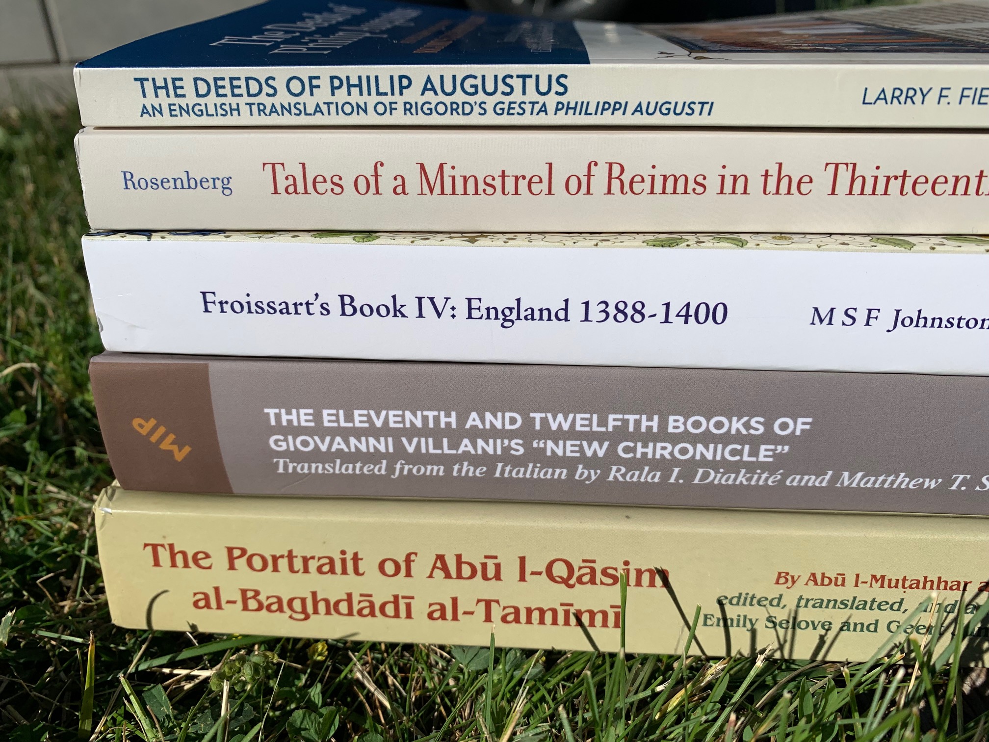 New Medieval Books: Five Translated Texts