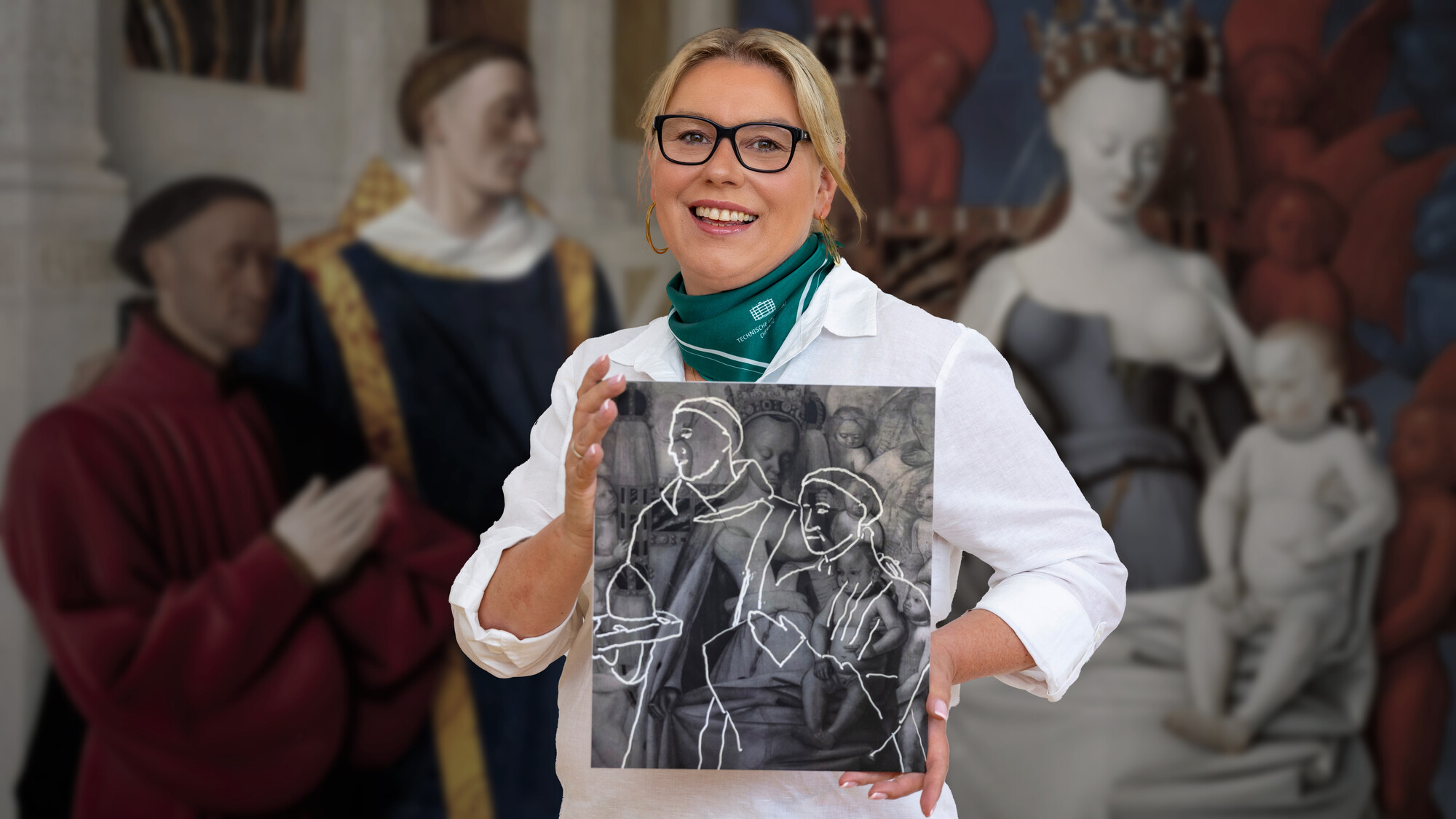Medieval artist left hidden image in the Melun Diptych, scholar finds