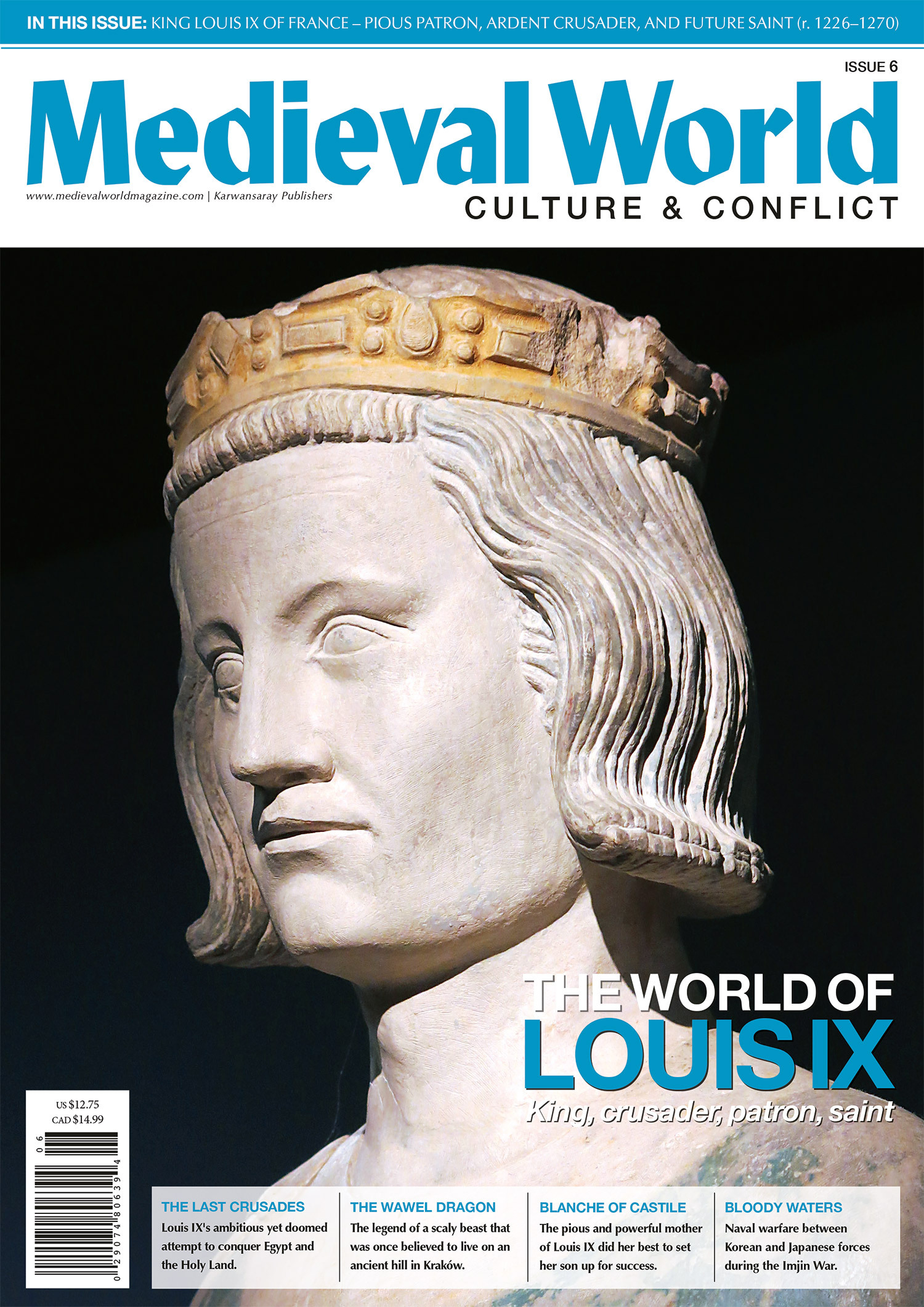 French king Louis IX spotlighted in the new issue of Medieval World 