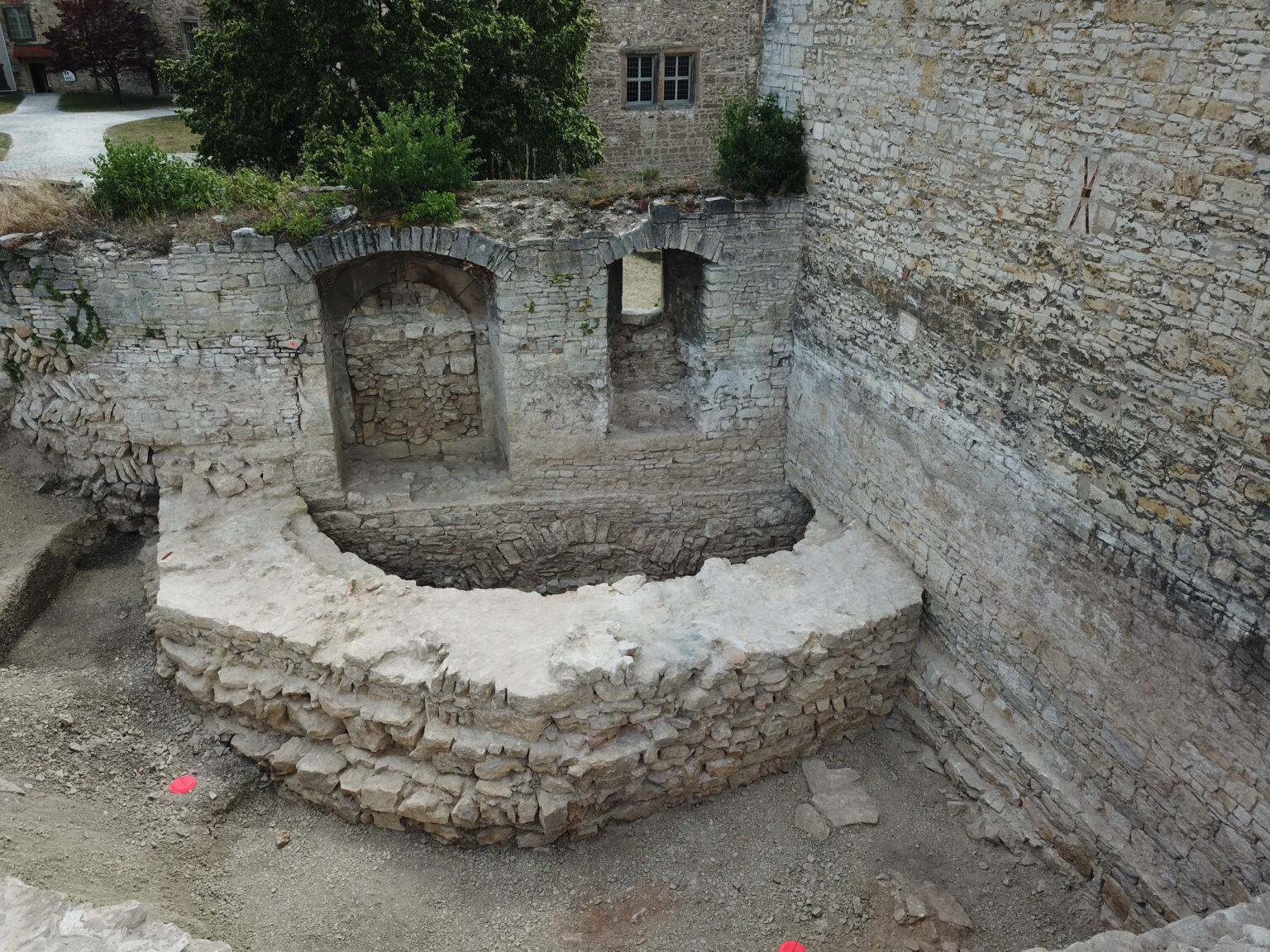 Rare medieval octagonal tower discovered at German castle ...