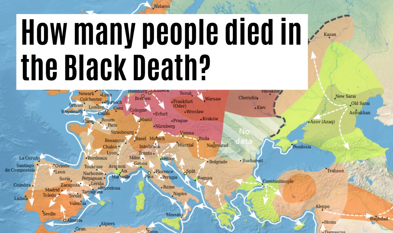 How many people died in the Black Death?