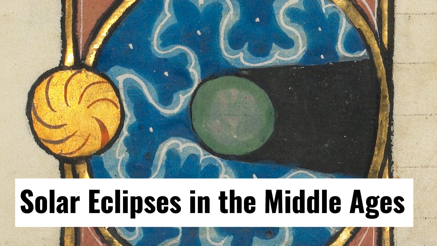 How medieval people described solar eclipses