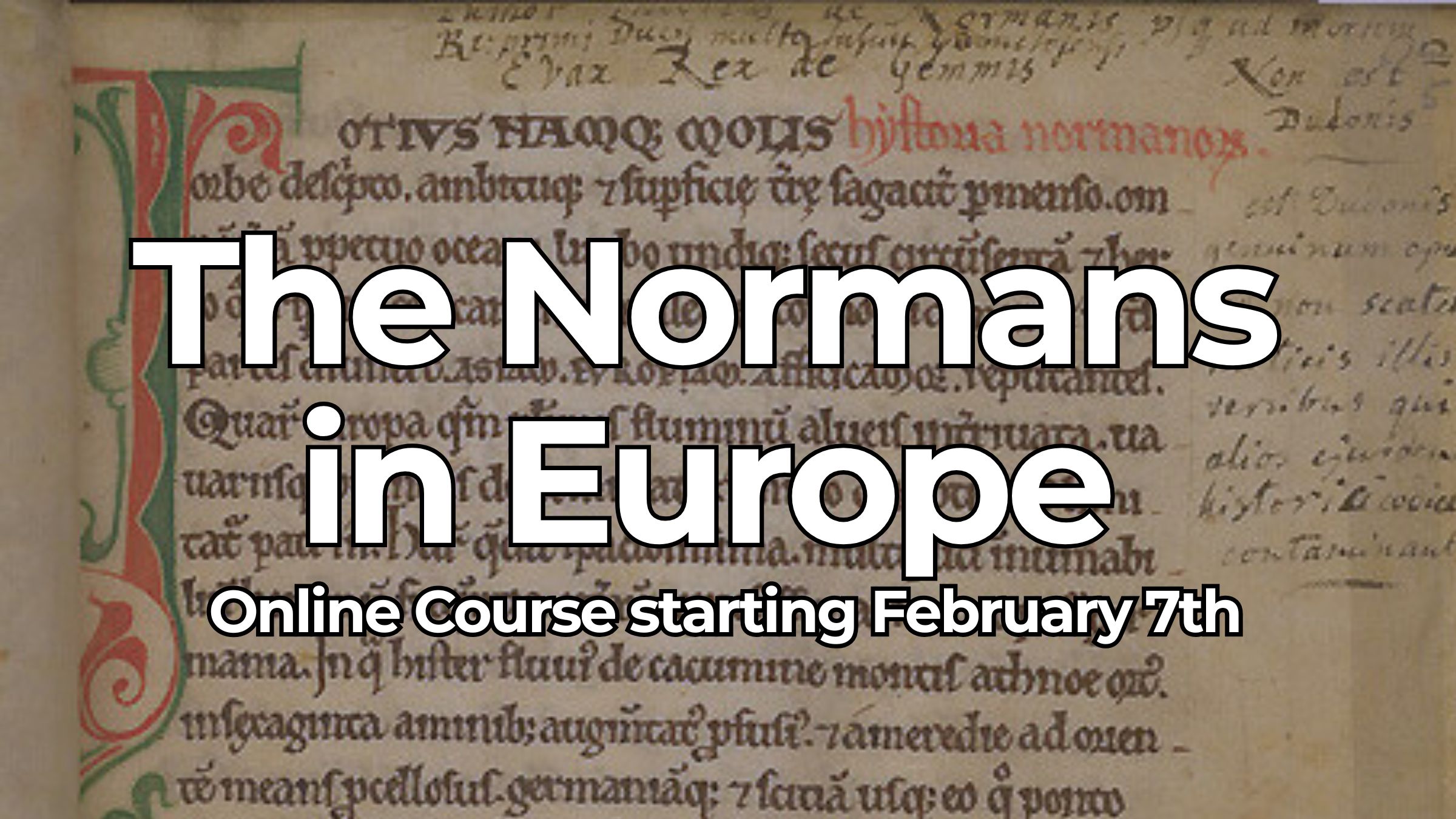 Online Course: The Normans in Europe