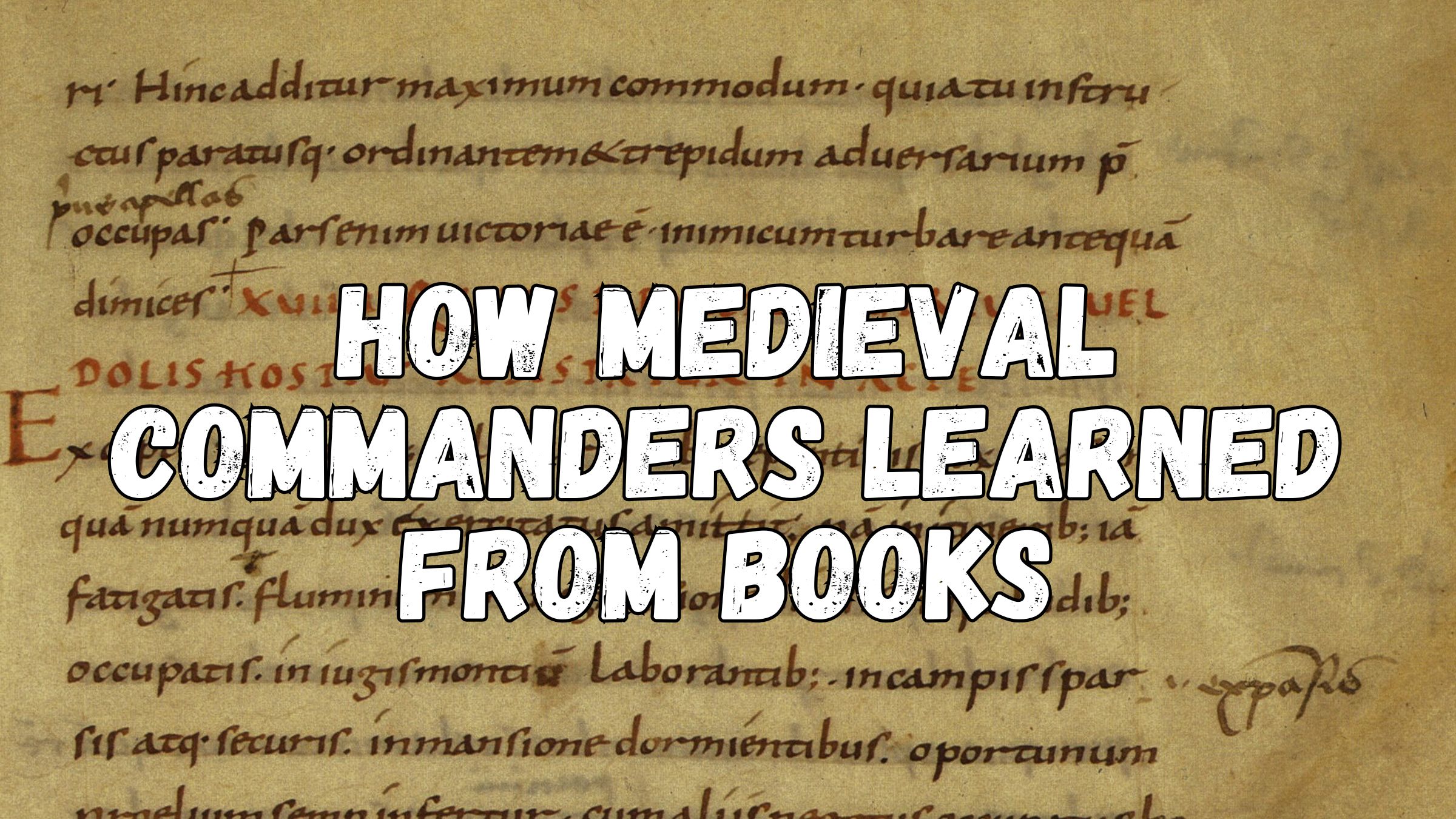 Military Education in Early Medieval Europe: Learning from Books