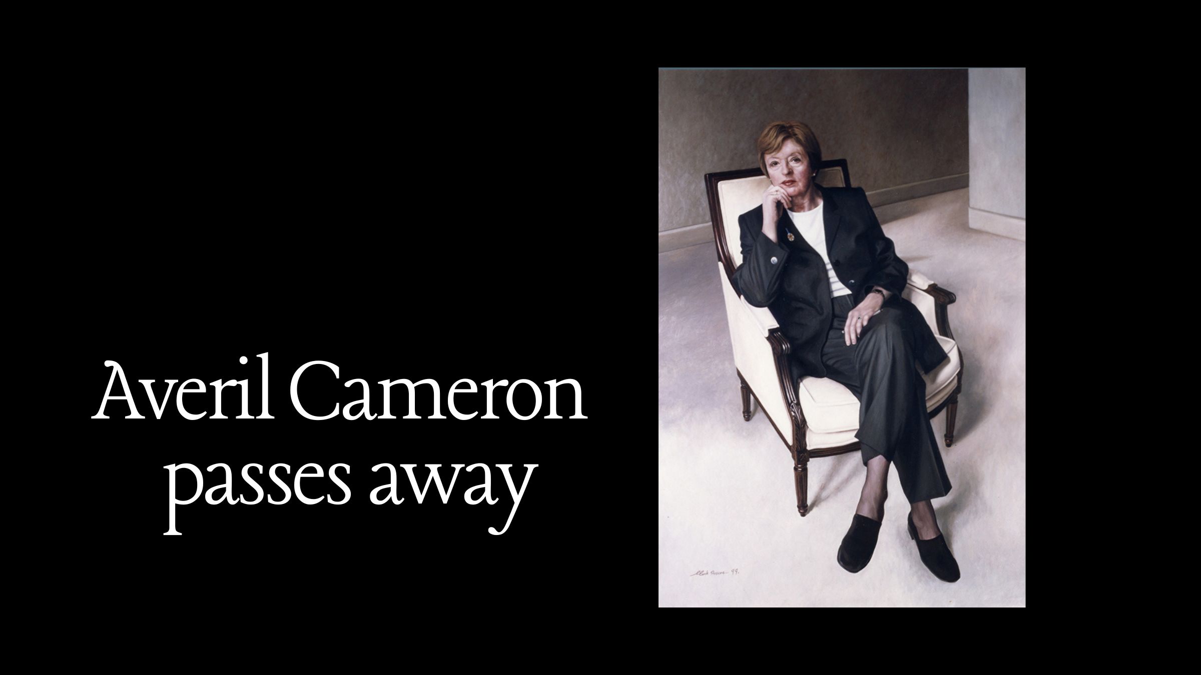 Averil Cameron passes away - Medievalists.net