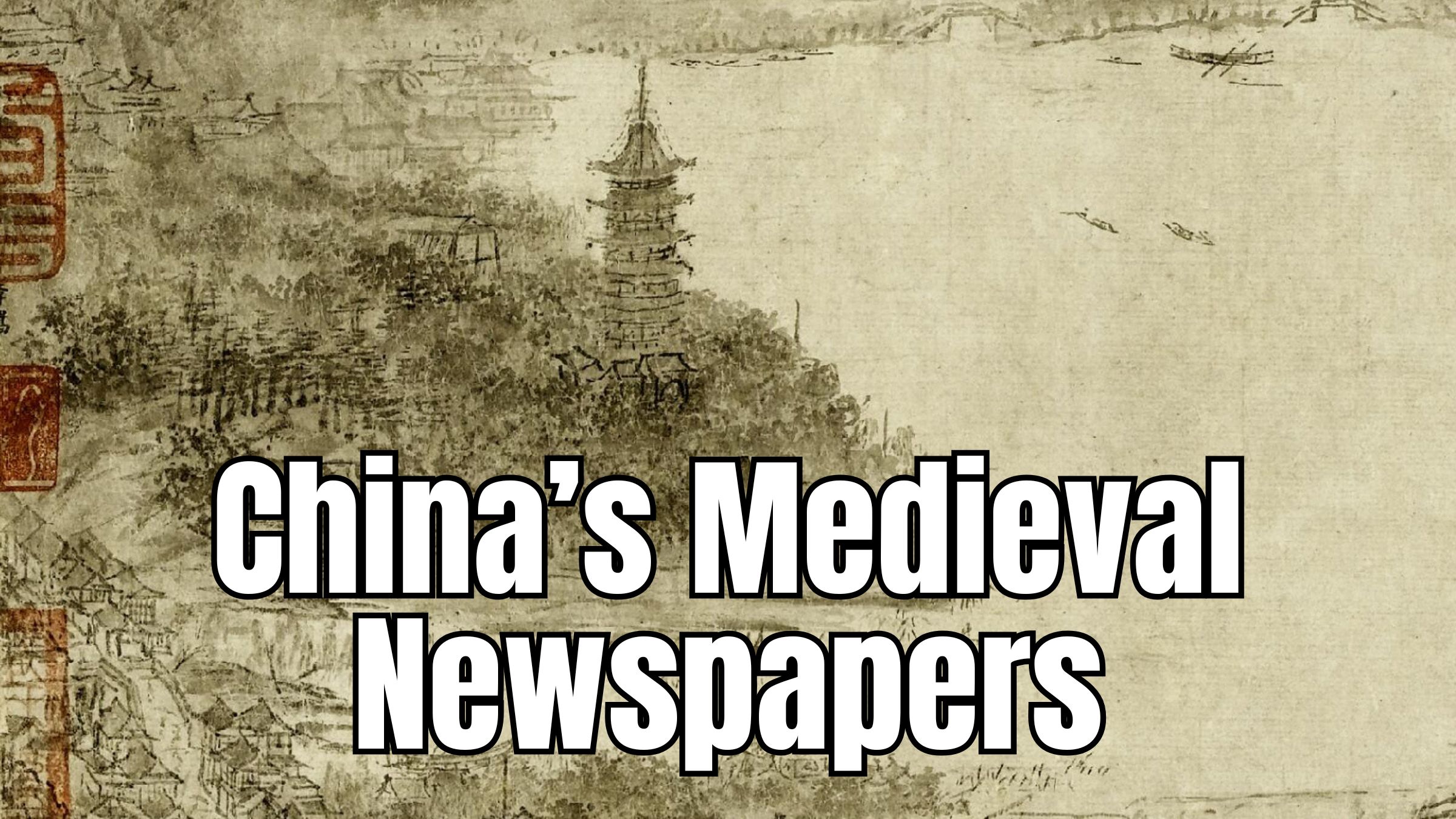 The World’s First Newspapers May Have Appeared in Medieval China